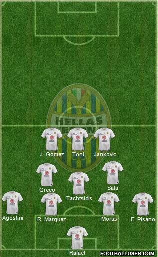 Hellas Verona Formation 2015