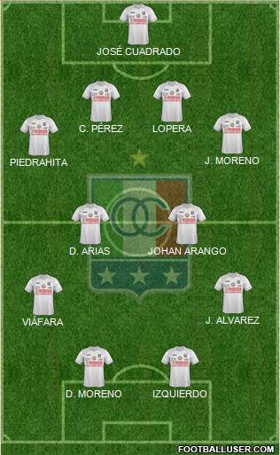 CD Once Caldas Formation 2015