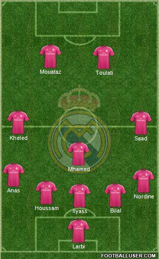 Real Madrid C.F. Formation 2015