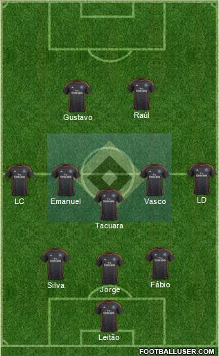 Hamburger SV Formation 2015