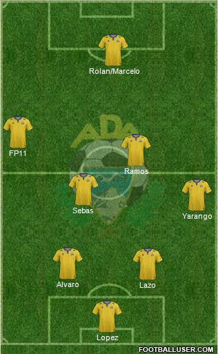 A.D. Alcorcón Formation 2015