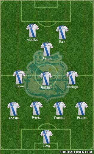Club Puebla de la Franja Formation 2015