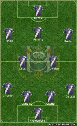 RSC Anderlecht Formation 2015