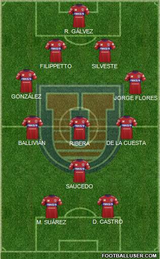 C Universitario San Francisco Xavier Formation 2015