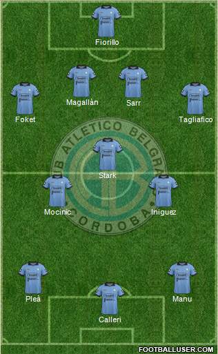 Belgrano de Córdoba Formation 2015