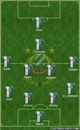 SK Rapid Wien Formation 2015