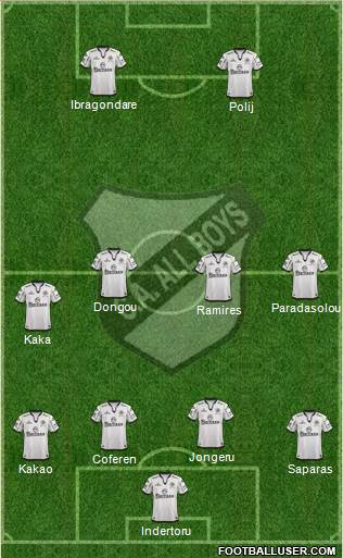 All Boys Formation 2015