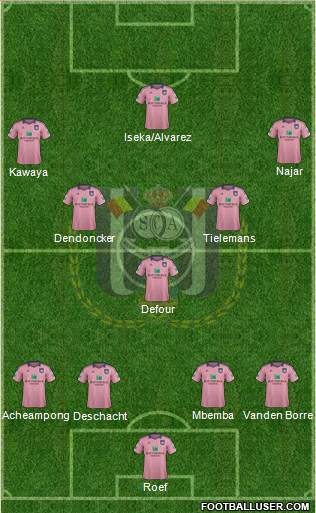 RSC Anderlecht Formation 2015