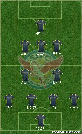 Seongnam Ilhwa Chunma Formation 2015