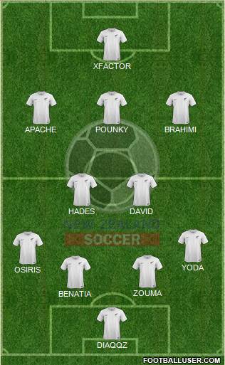 New Zealand Formation 2015