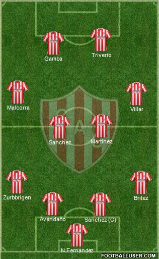 Unión de Santa Fe Formation 2015