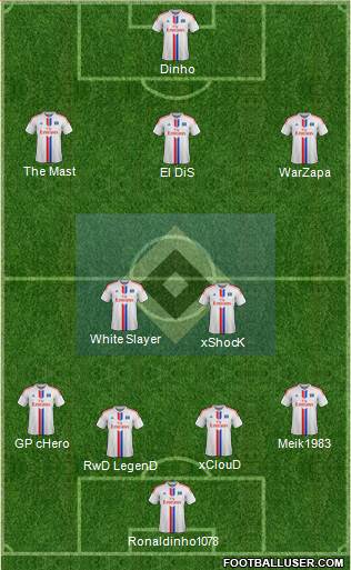 Hamburger SV Formation 2015