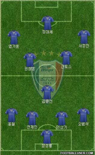 Suwon Samsung Blue Wings Formation 2015