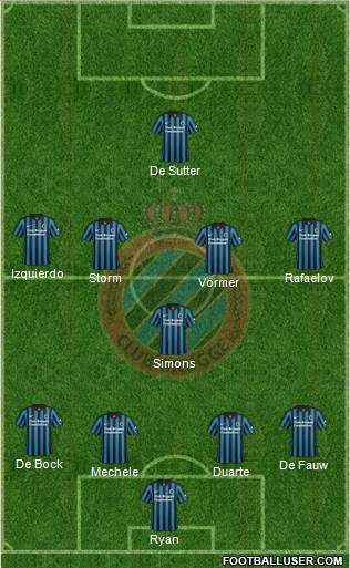 Club Brugge KV Formation 2015