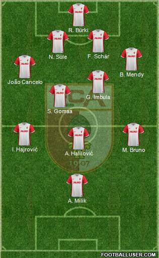 FC Augsburg Formation 2015