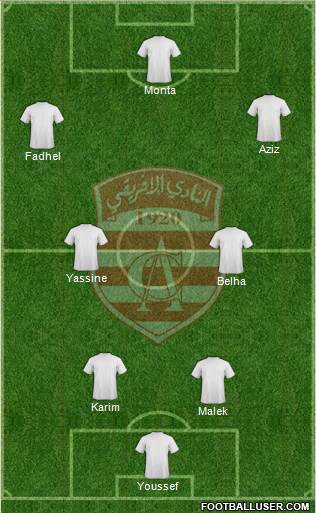 Club Africain Tunis Formation 2015