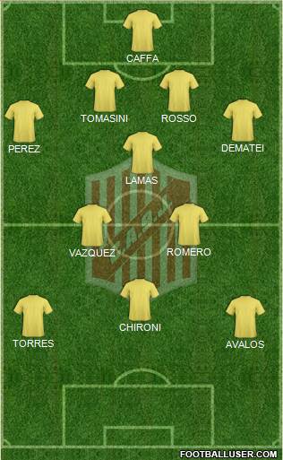 9 de Julio Formation 2015