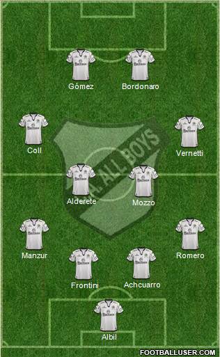 All Boys Formation 2015