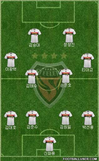 Pohang Steelers Formation 2015