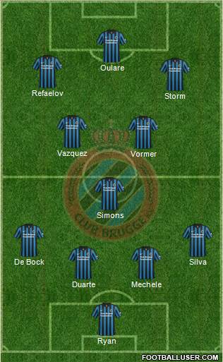 Club Brugge KV Formation 2015