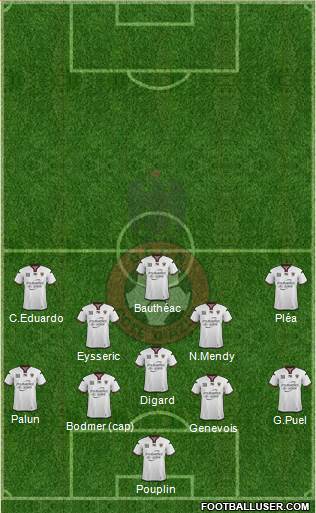 OGC Nice Côte d'Azur Formation 2015