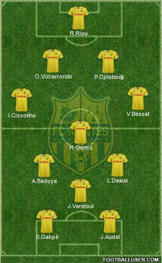 FC Nantes Formation 2015