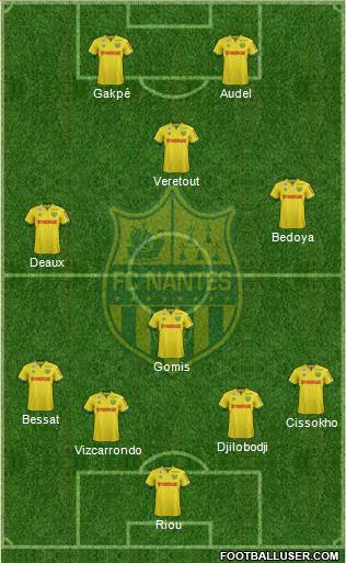 FC Nantes Formation 2015