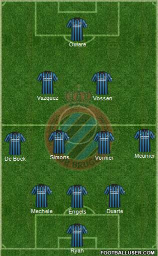 Club Brugge KV Formation 2015
