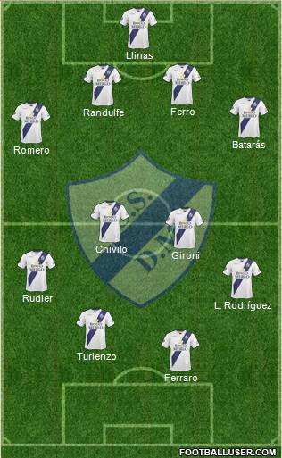 Deportivo Merlo football formation