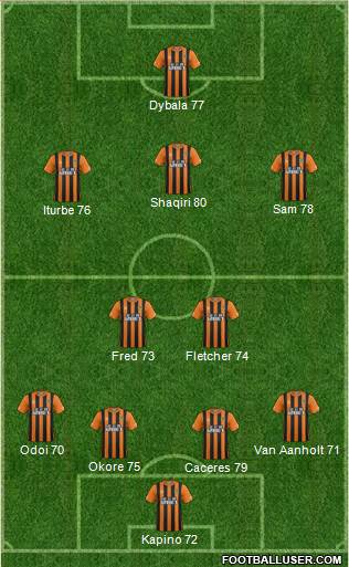 Hull City Formation 2015