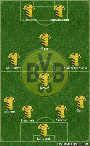 Borussia Dortmund Formation 2015