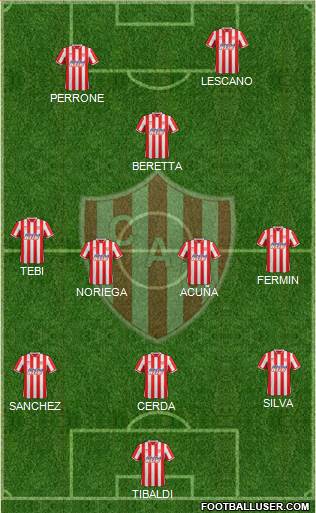 Unión de Santa Fe Formation 2015