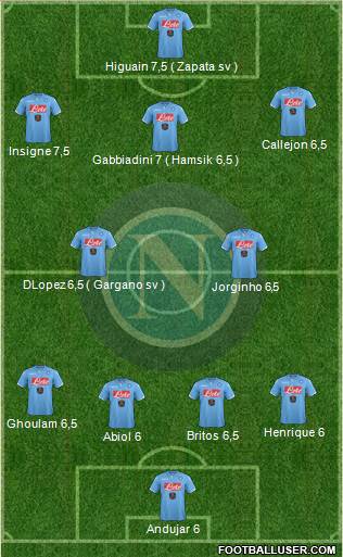 Napoli Formation 2015