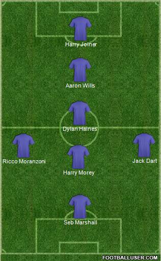 Torquay United Formation 2015