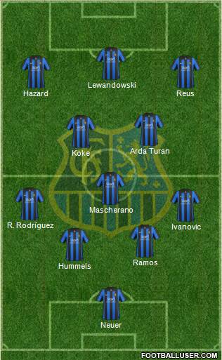 1.FC Saarbrücken Formation 2015