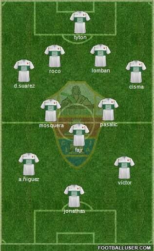 Elche C.F., S.A.D. Formation 2015