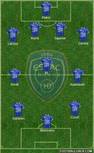 Esperance Sportive Troyes Aube Champagne Formation 2015