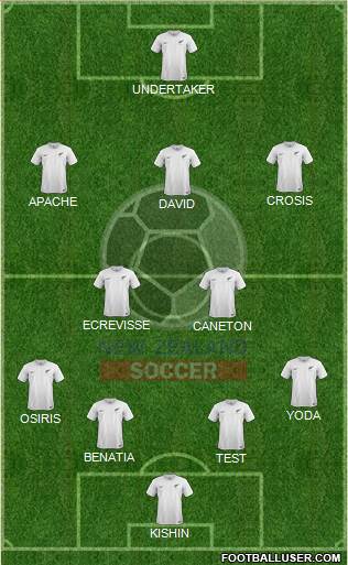New Zealand Formation 2015
