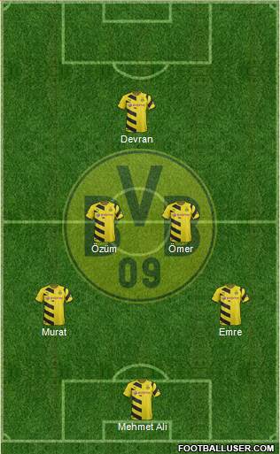 Borussia Dortmund Formation 2015
