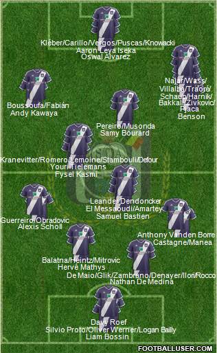 RSC Anderlecht Formation 2015