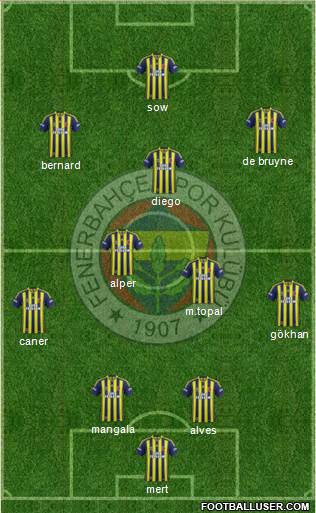 Fenerbahçe SK Formation 2015
