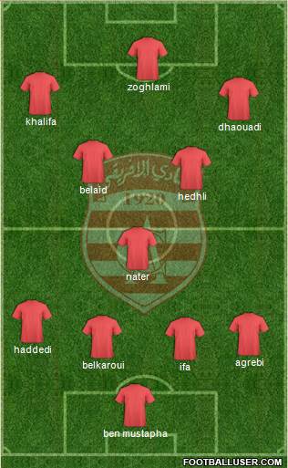 Club Africain Tunis Formation 2015