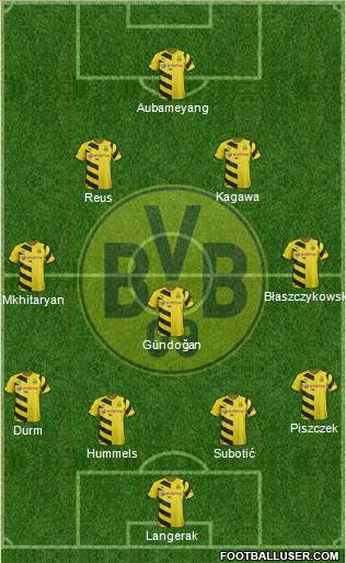Borussia Dortmund Formation 2015