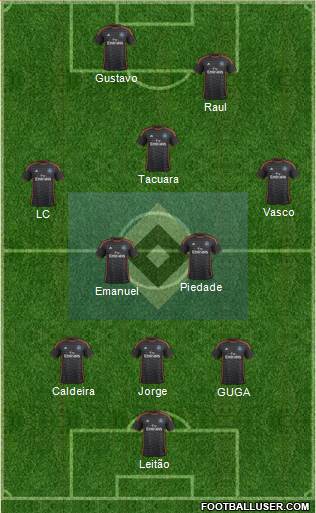 Hamburger SV Formation 2015