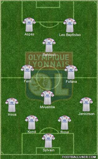 Olympique Lyonnais Formation 2015