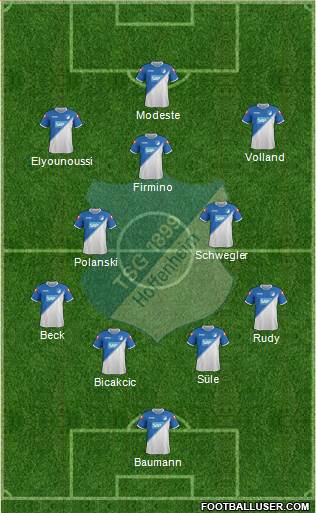 TSG 1899 Hoffenheim Formation 2015