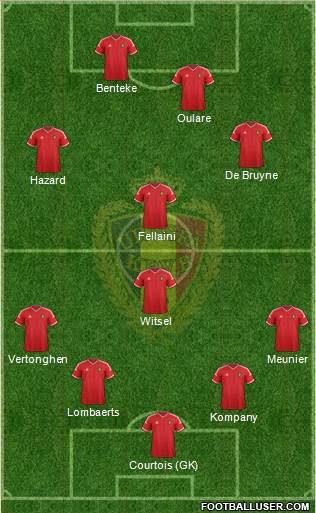 Belgium Formation 2015