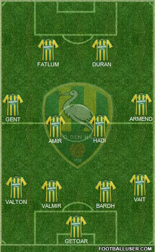 ADO Den Haag Formation 2015
