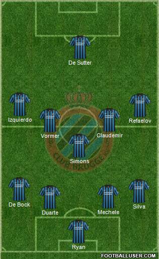 Club Brugge KV Formation 2015