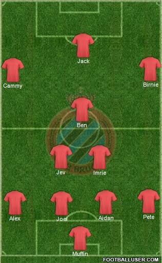Club Brugge KV Formation 2015